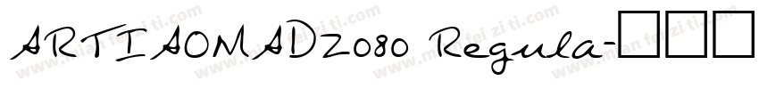 ARTIAOMADZ080 Regula字体转换